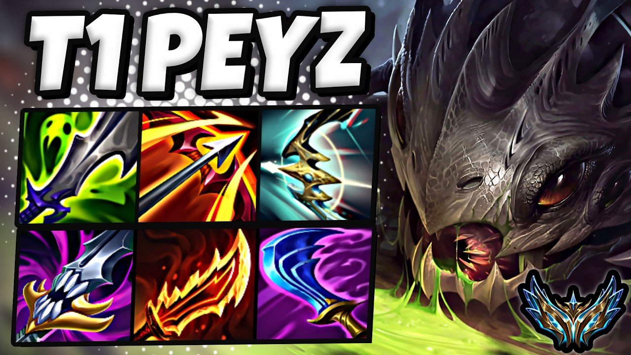 T1 Peyz Kog’Maw vs Syndra [ ADC ] Korea Challenger 2372 LP| Patch 26.15
