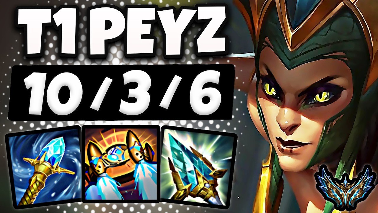 T1 Peyz Cassiopeia vs Ezreal [ ADC ] Korea Challenger 2440 LP | Patch 26.16
