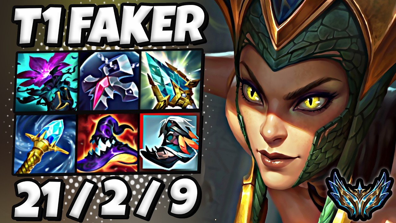 T1 Faker Cassiopeia vs Orianna [ MID ] Korea Challenger 1867 LP | Patch 26.16