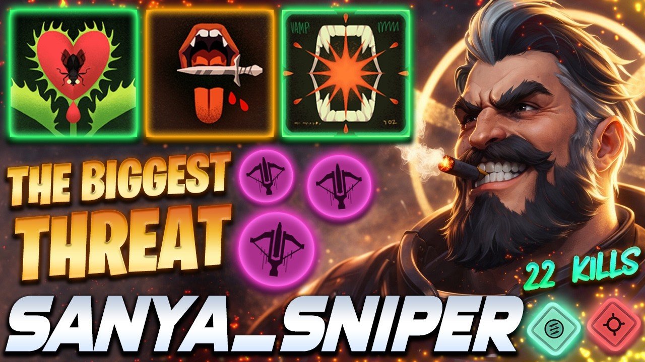 Sanya_Sniper Venator 22 KILLS – THE BIGGEST THREAT – Deadlock Pro Gameplay & Guides [Watch & Learn]