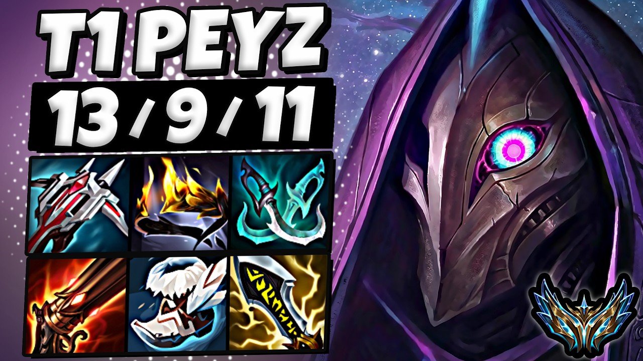 T1 Peyz Jhin vs Ezreal [ ADC ] Korea Challenger 2463 LP | Patch 26.16