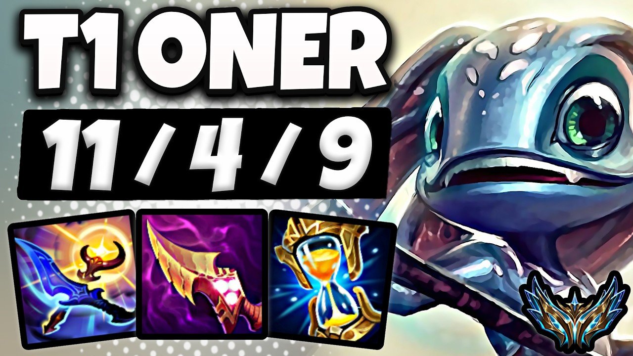 T1 Oner Fizz vs Zac [ Jungle ] Korea Challenger 2031 LP | Patch 26.17