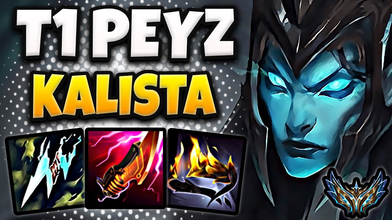 T1 Peyz Kalista vs Caitlyn [ ADC ] Korea Challenger 2443 LP | Patch 26.16