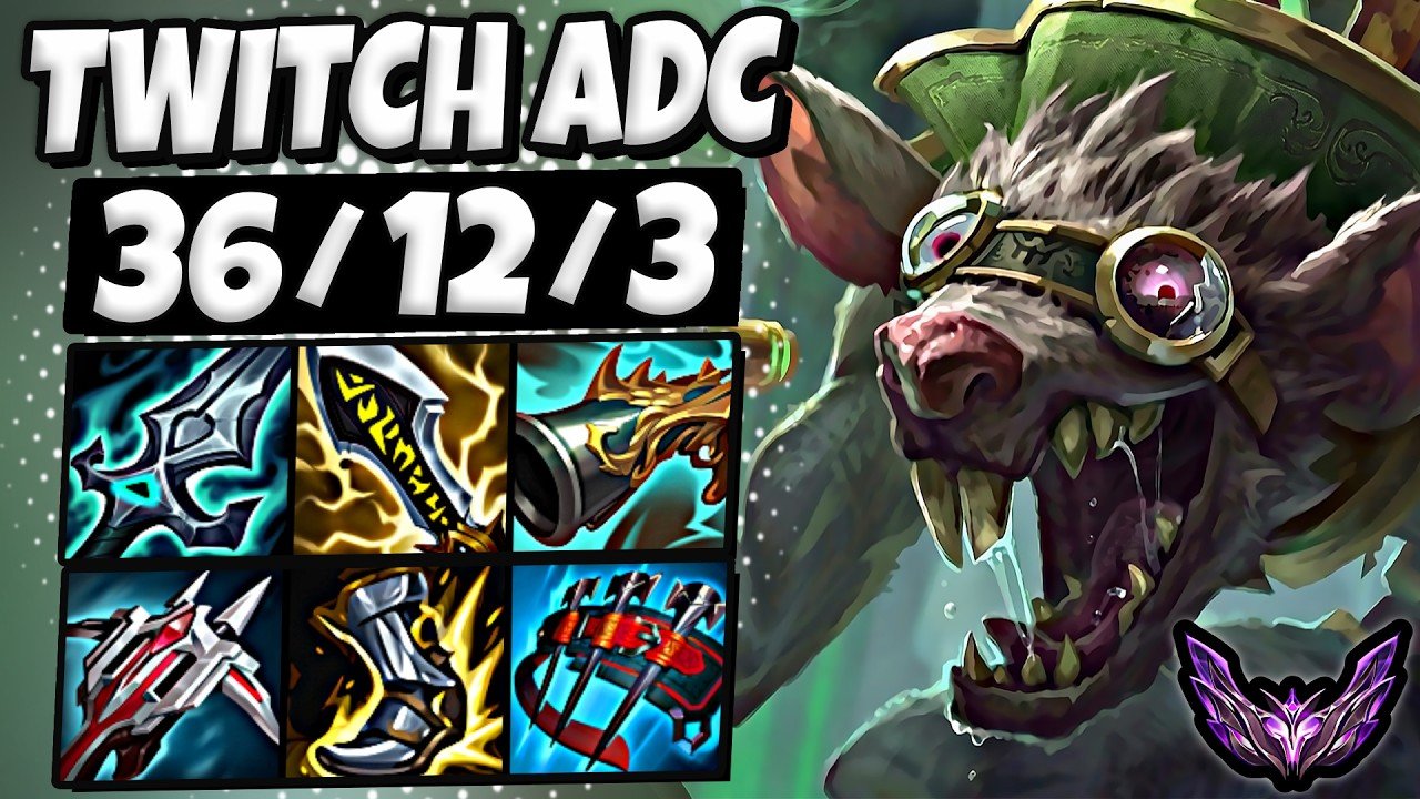 Twitch vs Aphelios [ ADC ] Lol Korea Master 580 LP | Patch 26.16 ✅