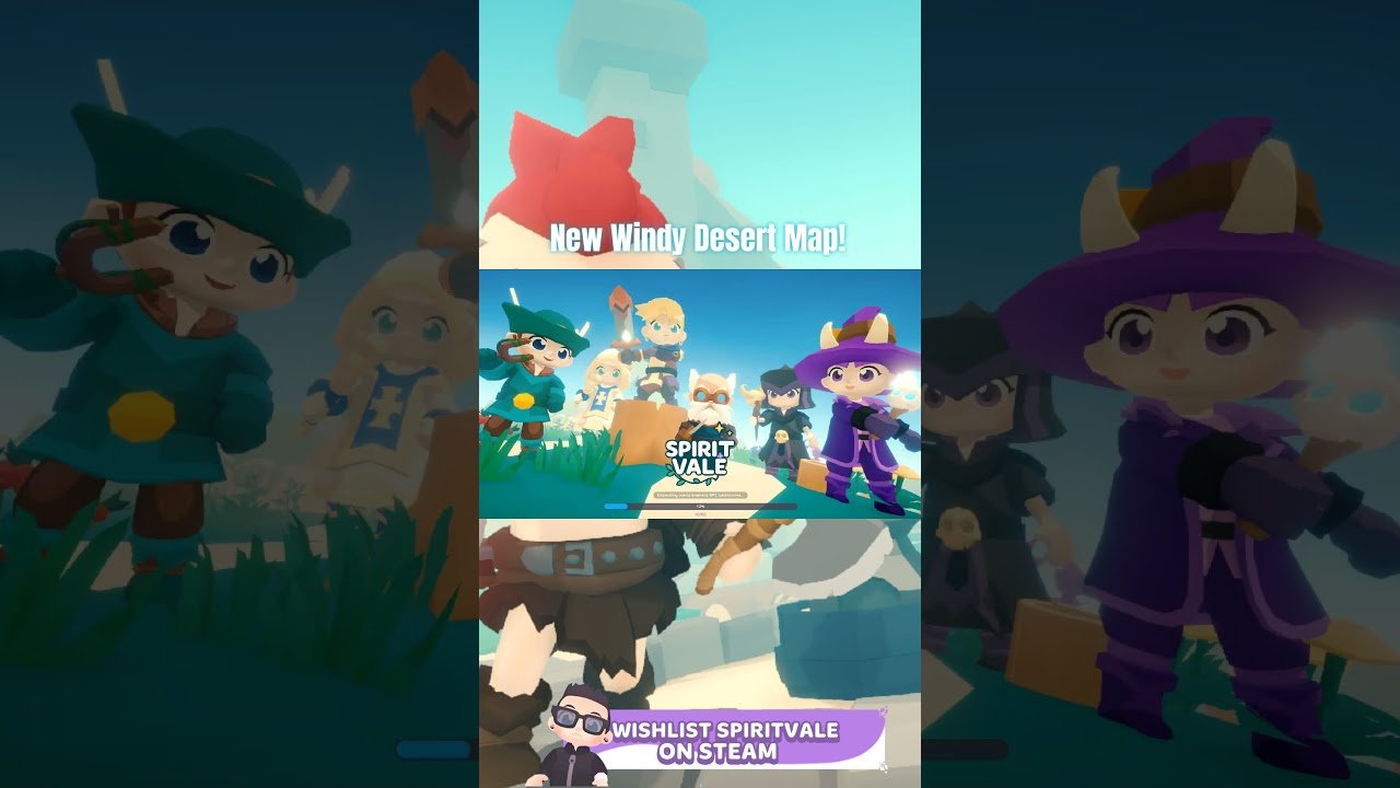 New Windy Desert Map! Wishlist SpiritVale on Steam!