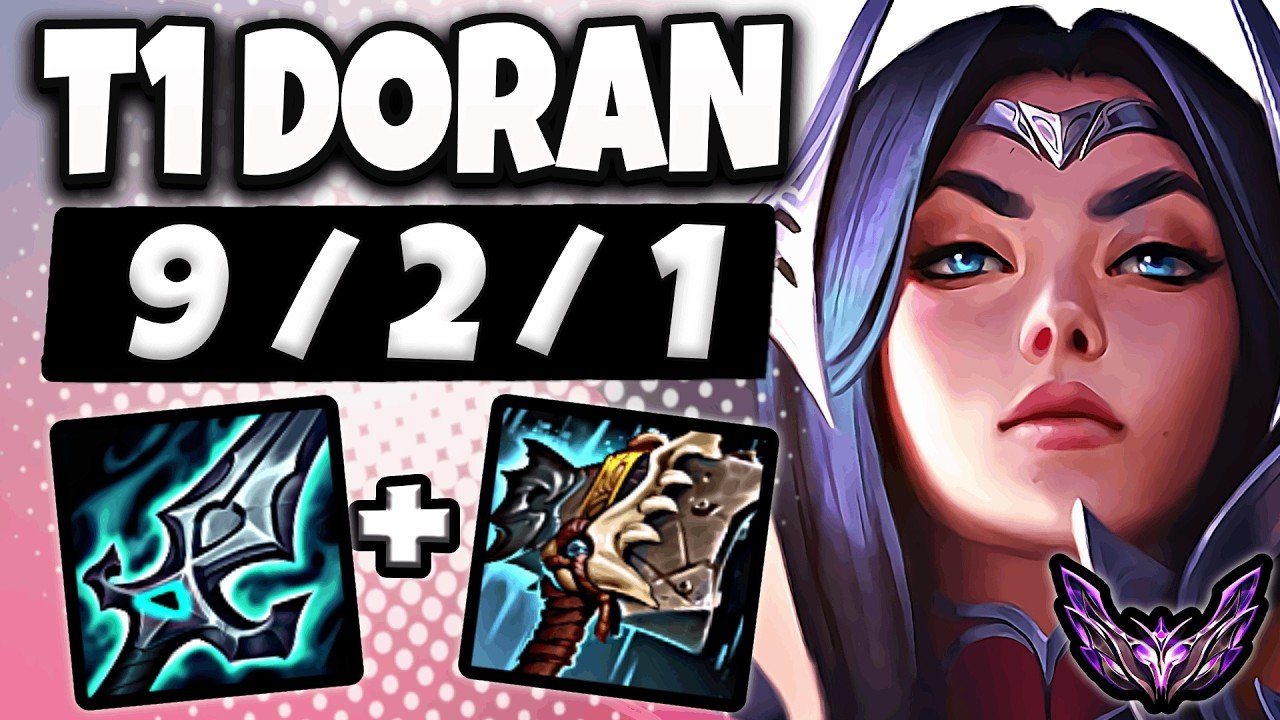T1 Doran Irelia vs Rumble [ TOP ] Korea Master 1204 LP | Patch 26.18