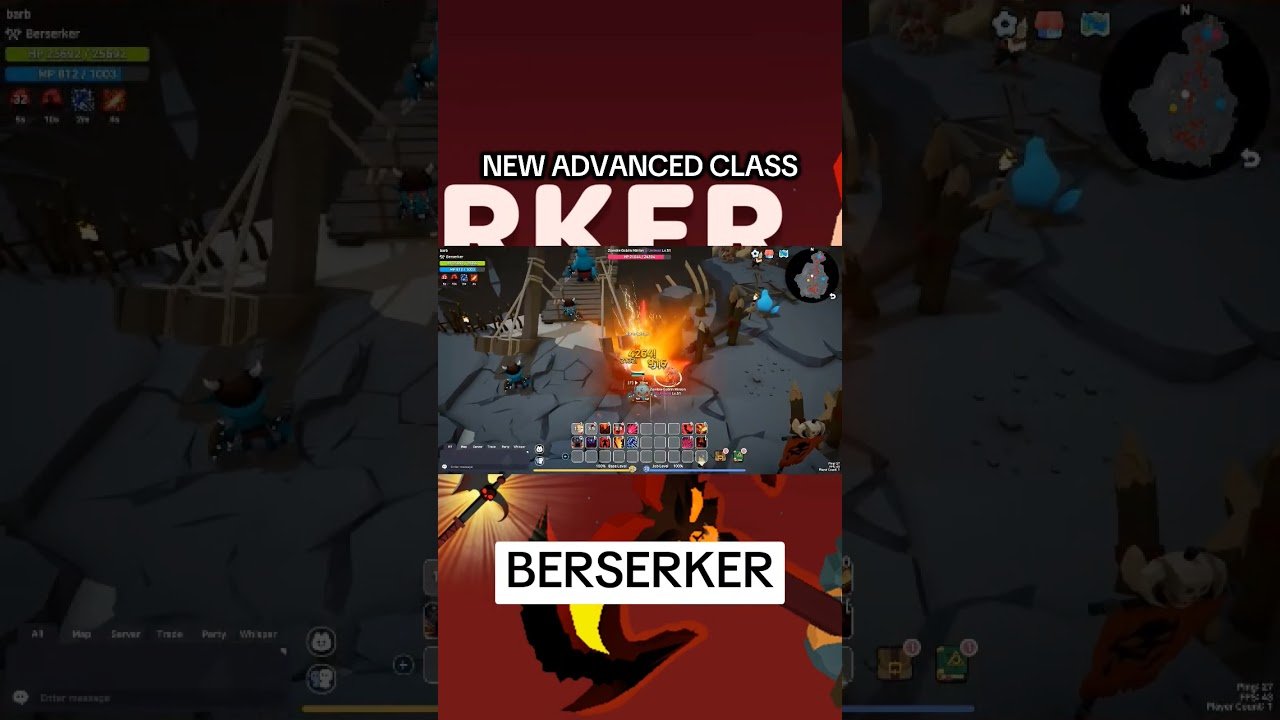 New Advanced Class: Berserker! Wishlist SpiritVale on Steam!