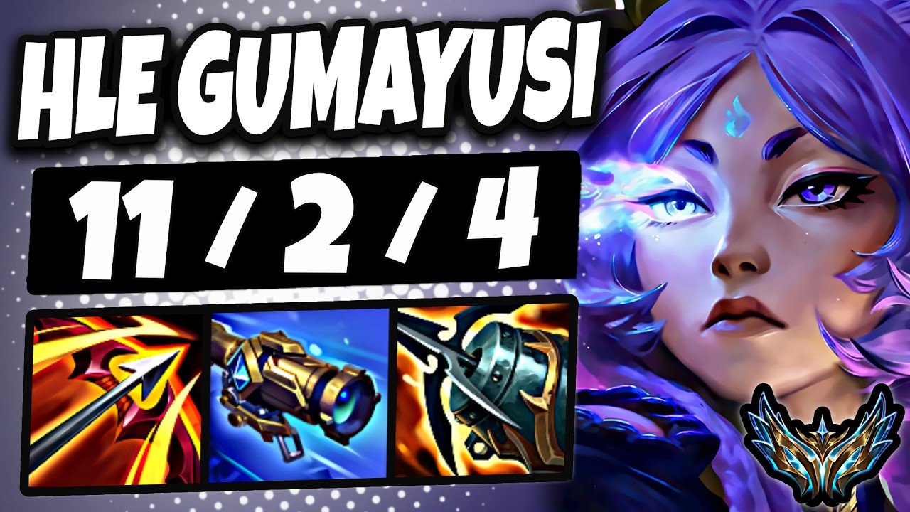 HLE Gumayusi Yunara vs Kalista [ ADC ] Korea Challenger 2465 LP | Patch 26.17