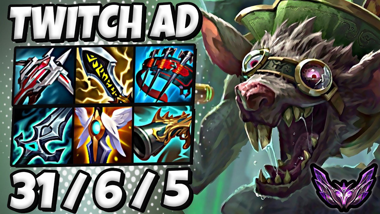 Twitch vs Yunara [ ADC ] Lol Korea Master 592 LP | Patch 26.18 ✅