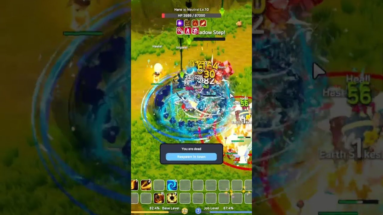 Dev and team playing from lv1 #spiritvale #games #ragnarokonline #gaming #coopgames
