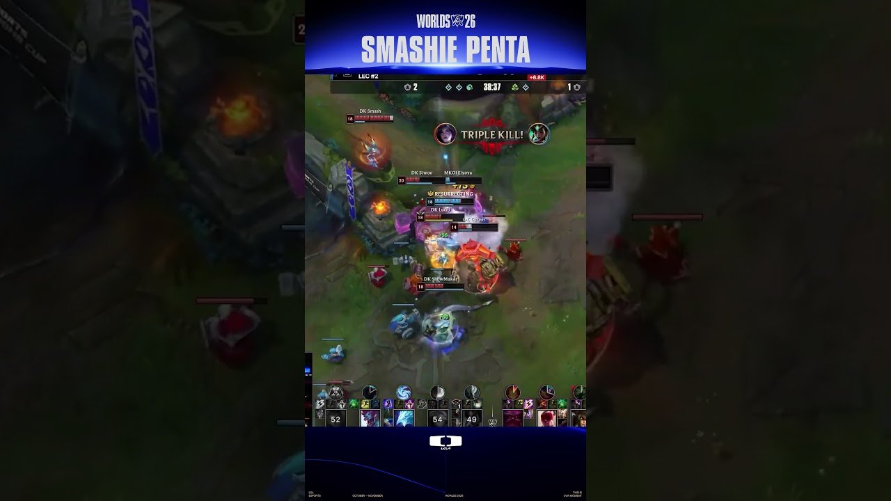Smashie PENTA at Worlds!
