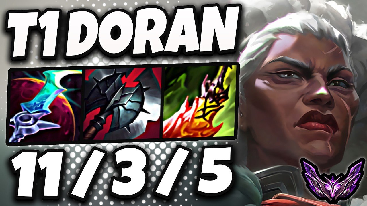 T1 Doran Ambessa vs Gwen [ TOP ] Ranked Master NA | Patch 26.21
