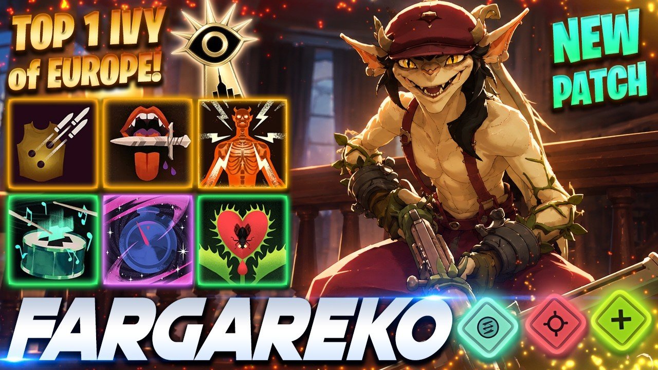 NEW PATCH – Fargareko TOP 1 Ivy of EUROPE! – Deadlock Pro Gameplay & Guides [Watch & Learn]