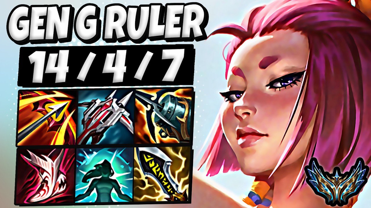 Yunara vs Caitlyn ADC [ Gen.G Ruler ] Korea Challenger 2096 | Patch 26.19