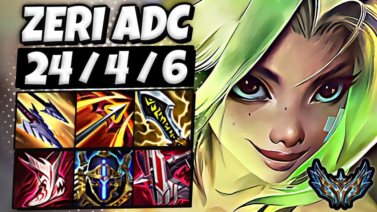 Zeri vs Vayne [ ADC ] Korea Challenger 2016 LP | Patch 26.19
