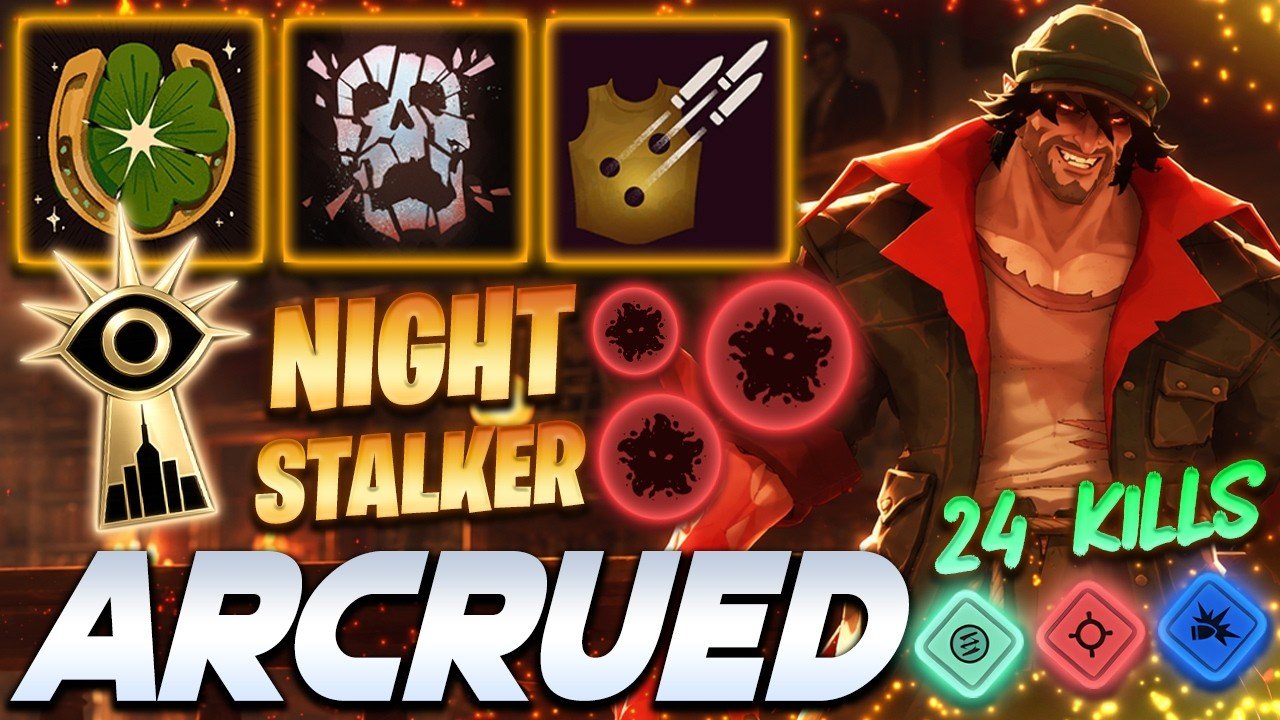 Arcrued Drifter 24 KILLS – NIGHT STALKER – Deadlock Pro Gameplay & Guides [Watch & Learn]