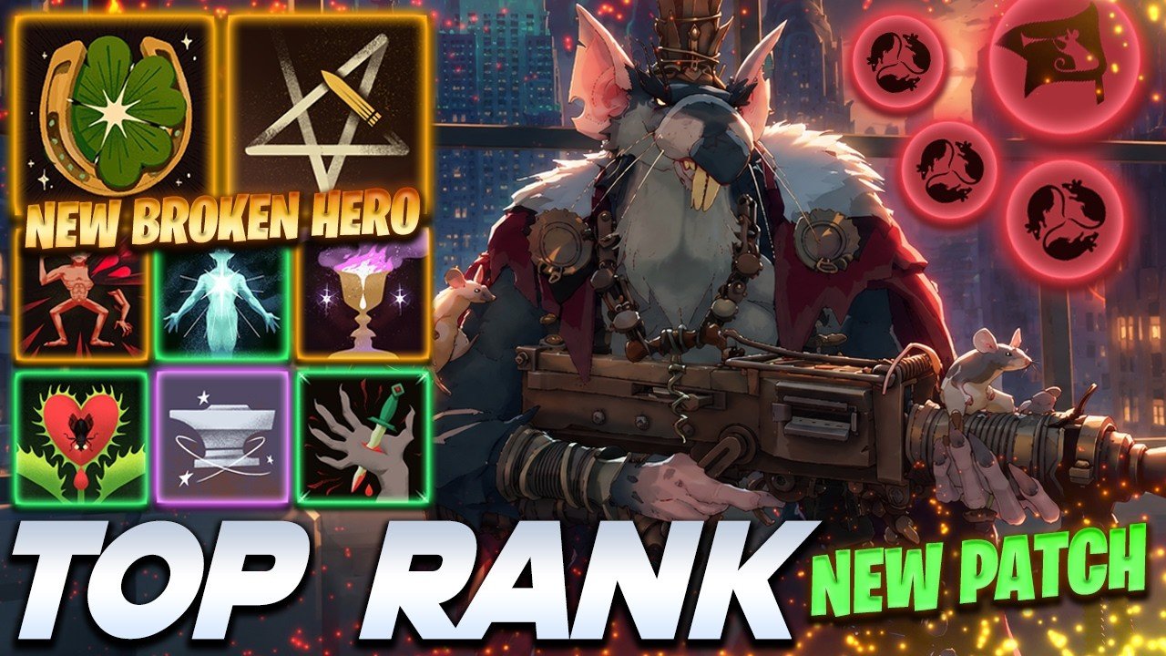 Top Rank Rat King – NEW BROKEN HERO – Deadlock Pro Gameplay & Guides [Watch & Learn]
