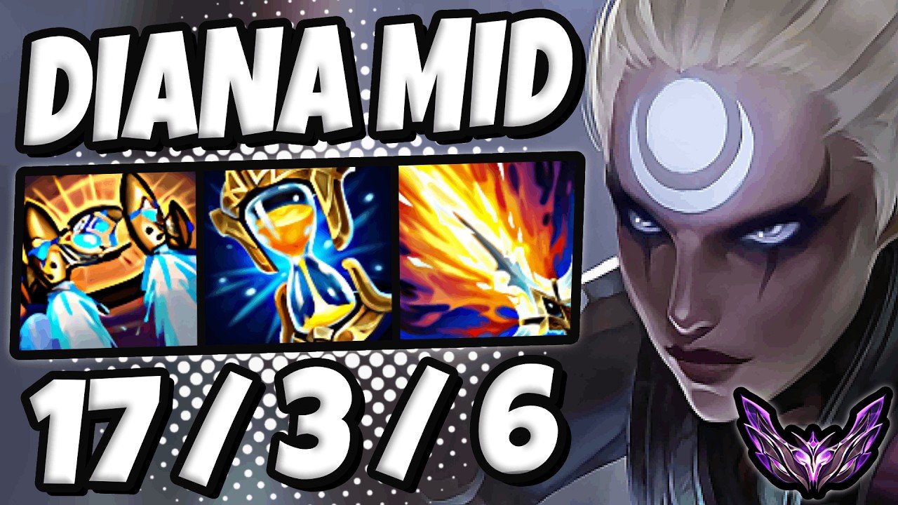 Diana vs Yasuo [ MID ] Lol Korea Master 408 LP | Patch 26.19 ✅