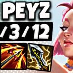 T1 Peyz Yunara vs Jinx [ ADC ] Ranked Master NA | Patch 26.21