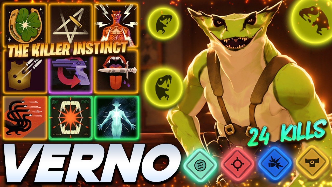 Verno Vyper 24 KILLS – THE KILLER INSTINCT – Deadlock Pro Gameplay & Guides [Watch & Learn]