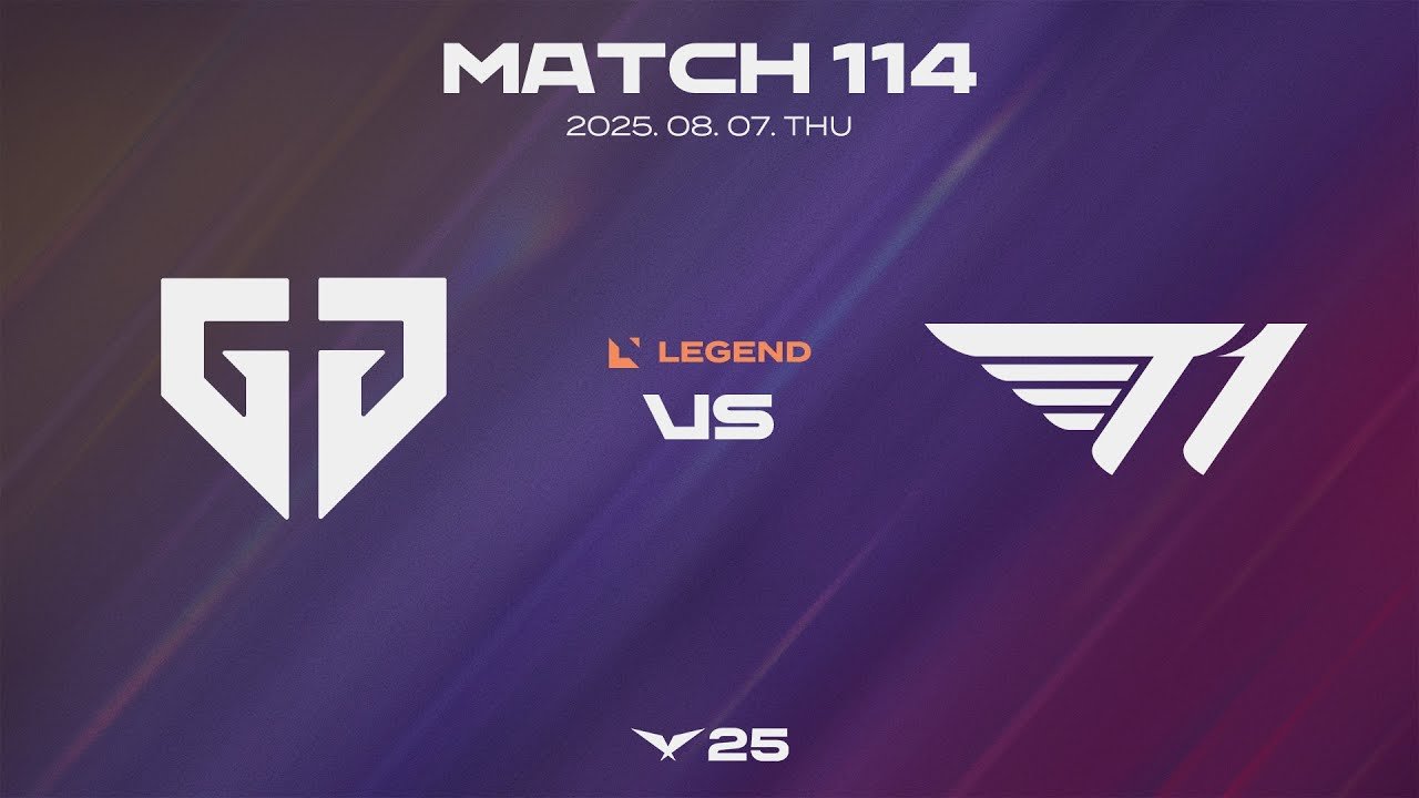 GEN vs T1 | Match Highlights 08.07 | 2025 LCK