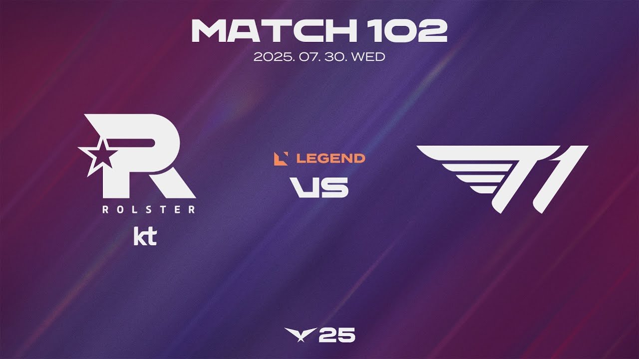 KT vs T1 | Match Highlights 07.30 | 2025 LCK