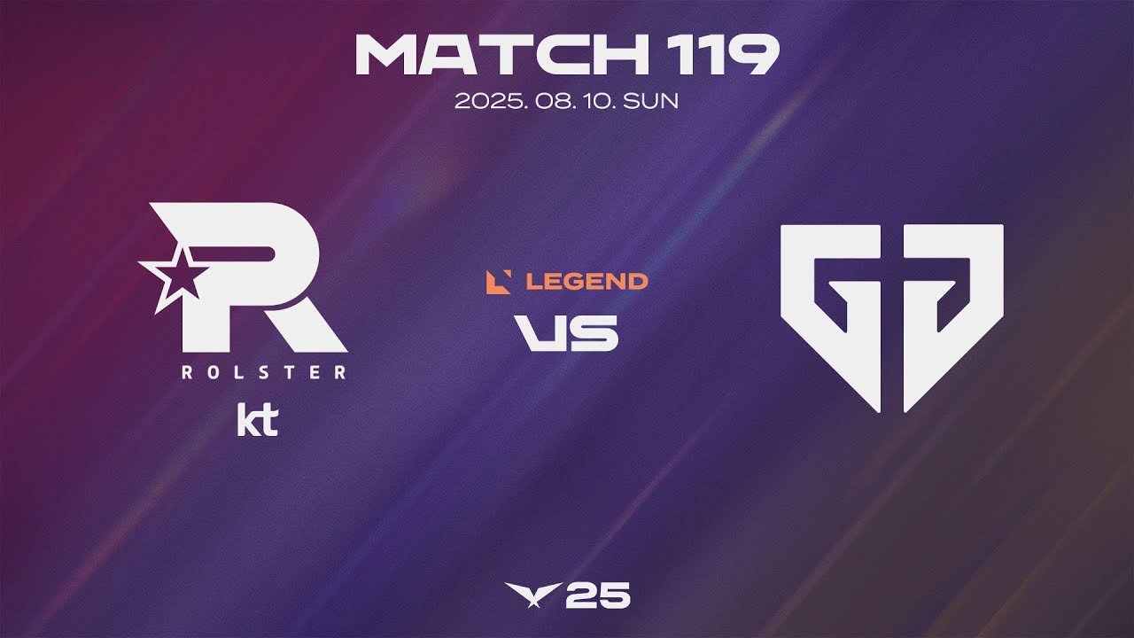 KT vs GEN | Match Highlights 08.10 | 2025 LCK