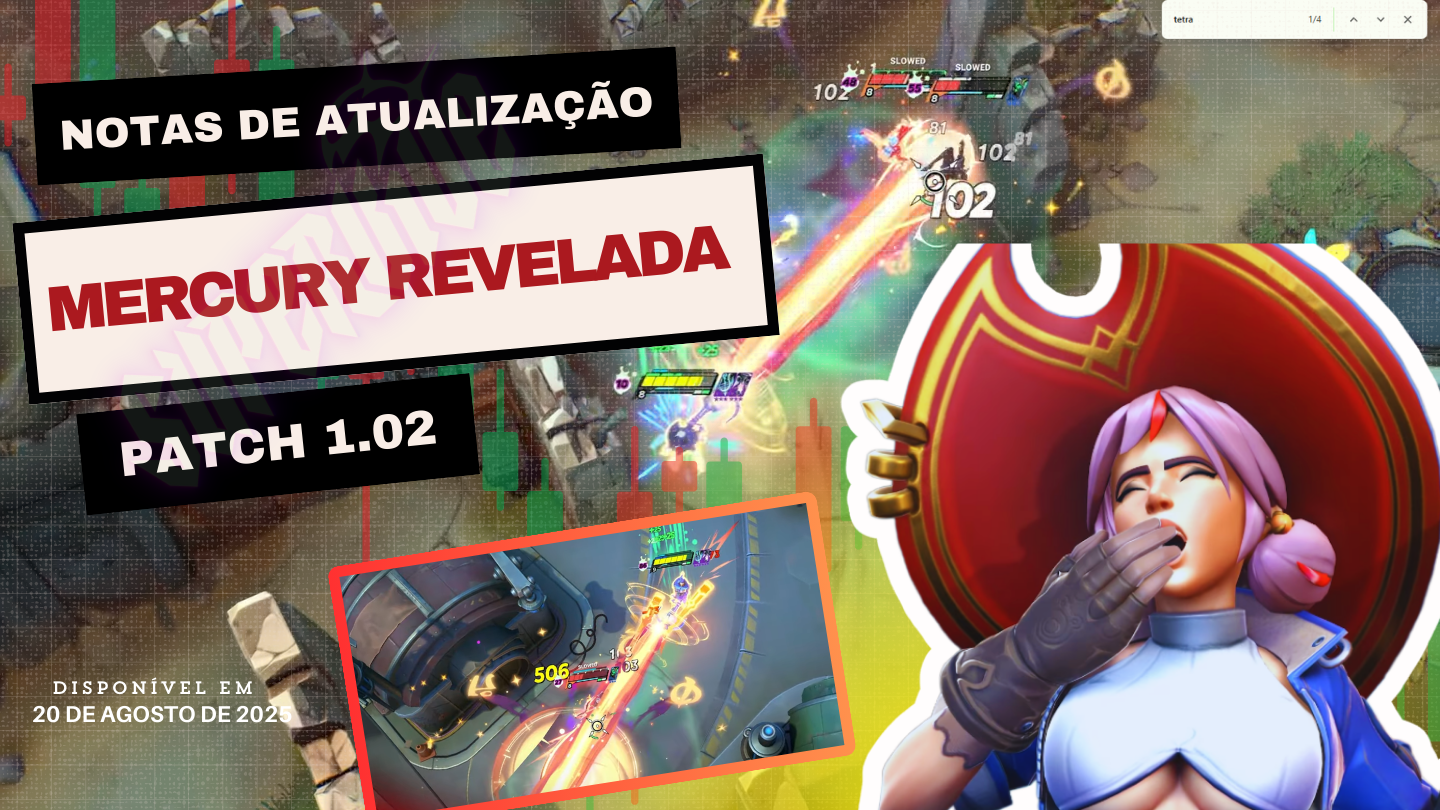 NOTAS DE ATUALIZAÇÃO 1.02 – Mudanças no Dunk, Buffs & Nerfs e Novo Caçador!