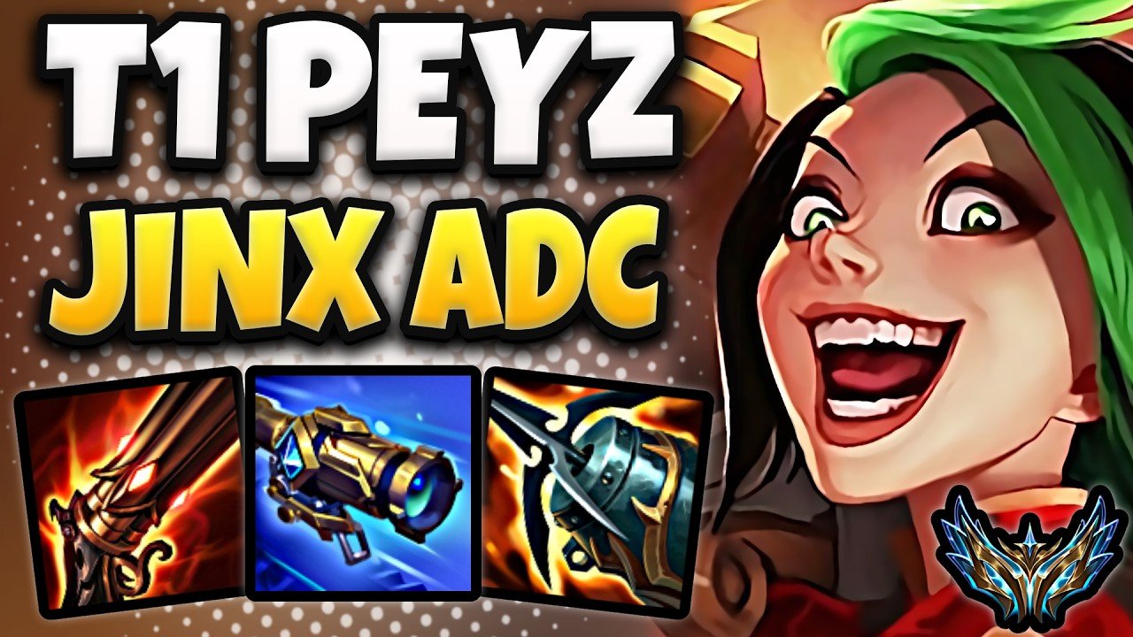 T1 Peyz Jinx vs Mel [ ADC ] Korea Challenger 1978 LP | Patch 26.6