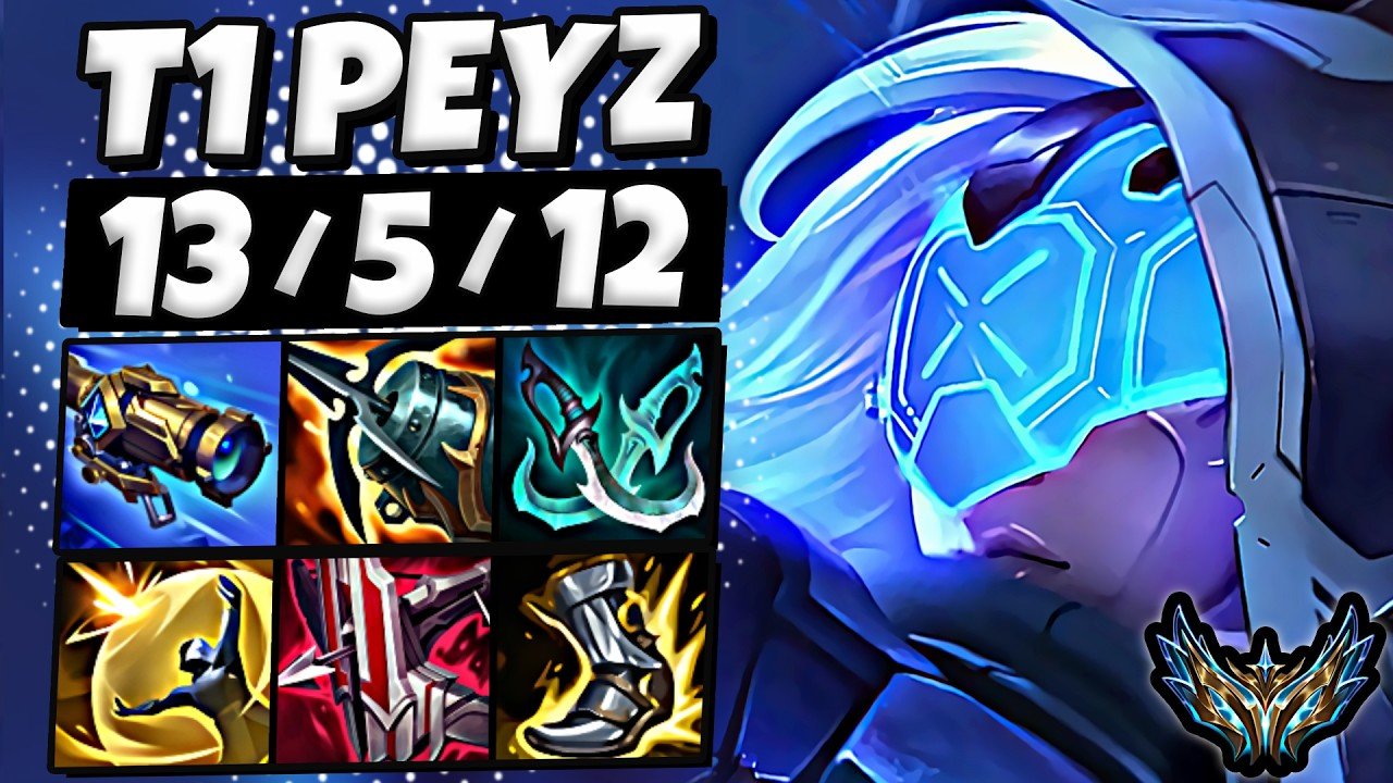 T1 Peyz Ashe vs Ezreal [ ADC ] Korea Challenger 1964 LP | Patch 26.6
