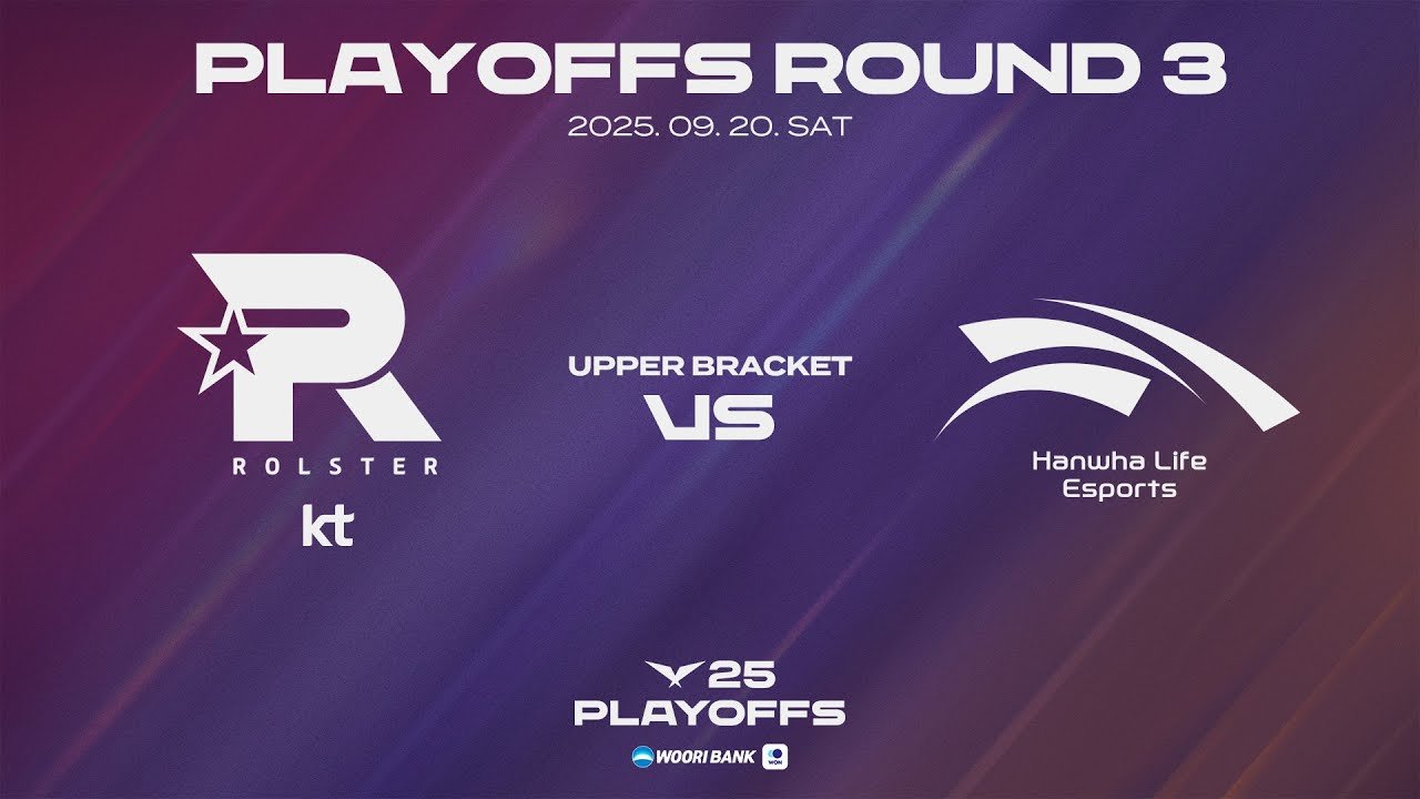 KT vs HLE | Upper Round 3 Match Highlights | 09.20 | Woori Bank 2025 LCK Playoffs