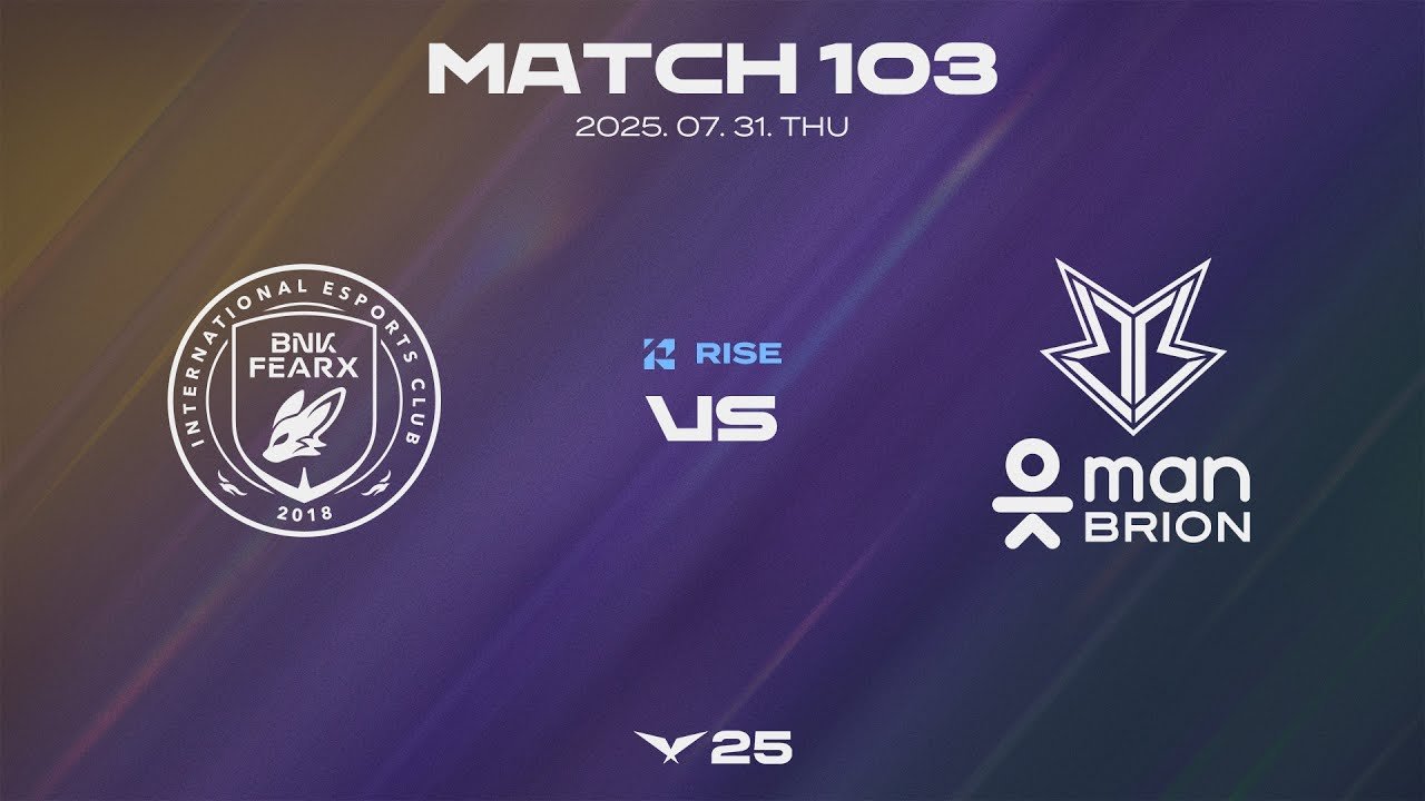 BFX vs BRO | Match Highlights 07.31 | 2025 LCK